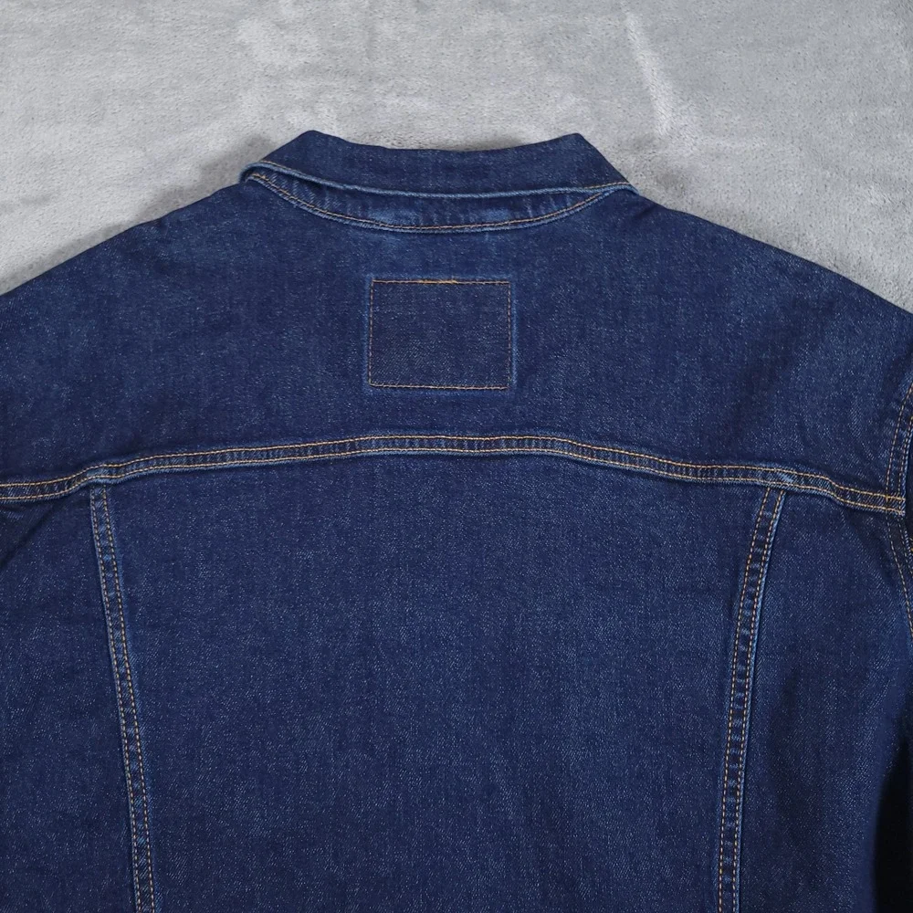 Levi's Denim Trucker Jacket‎ Mens 2XL Standard Fit Indigo Blue MSRP $89.50